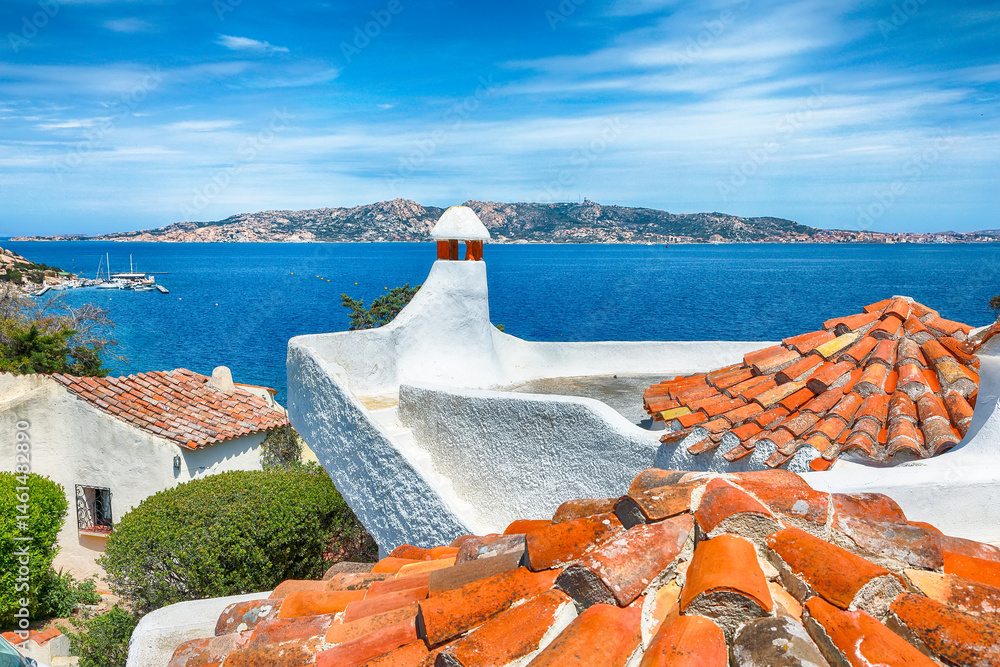 Unbelivable view of Porto Rafael resort. Awesome tiled roof of traditional houses.