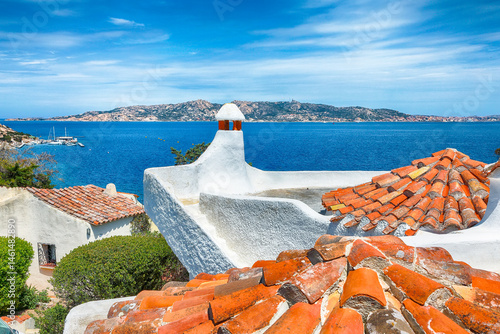 Unbelivable view of  Porto Rafael resort. Awesome tiled roof of traditional houses.