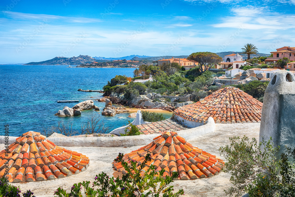 Unbelivable view of Porto Rafael resort. Awesome tiled roof of traditional houses.