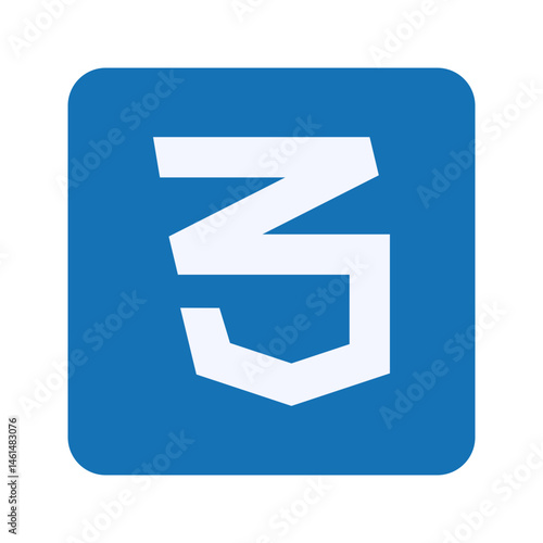 CSS3 icon vector image. Suitable for mobile apps, web apps and print media.