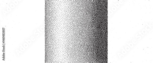 A textured grayscale square dominates the frame with a subtle gradient effect.