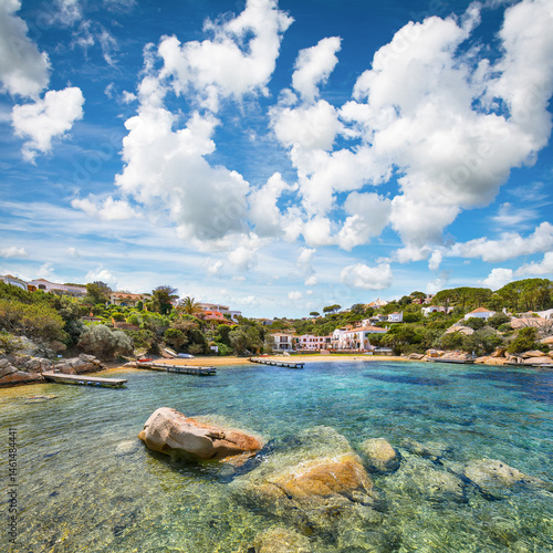 Obraz na płótnie Unbelivable view of beach on Porto Rafael resort w salonie