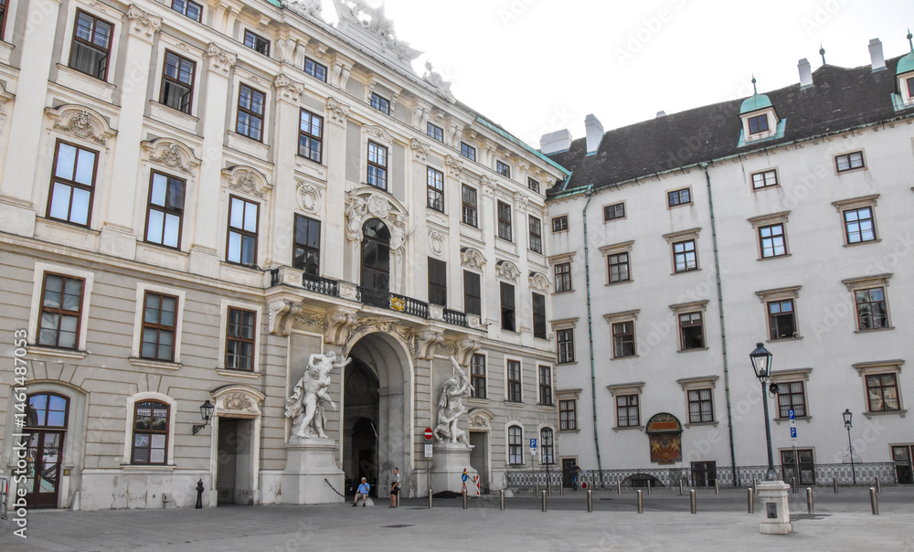 Naklejka premium Austria. Vienna. Hofburg Palace. Buildings 