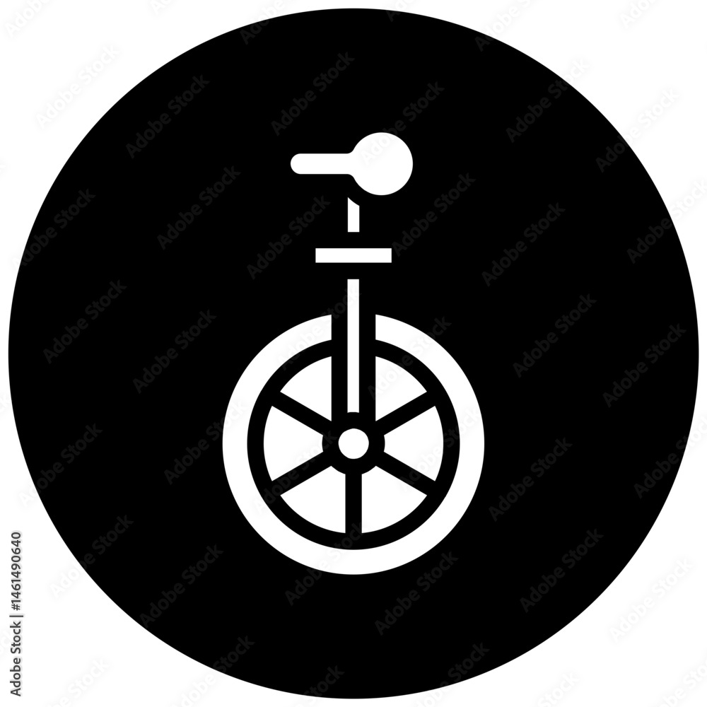 Fototapeta premium Unicycle Icon