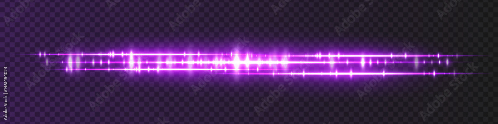Purple luminous audio waveform with detailed peaks and glowing energy bands on dark checkered transparency. Suitable for music streaming visuals, voice UI or media signal design. Purple luminous audio waveform with detailed peaks and glowing energy bands on dark checkered transparency. Suitable for music streaming visuals, voice UI or media signal design.