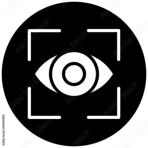 Eye Scanner Vector Icon