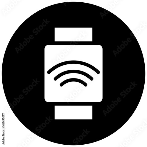 Smart Clock Vector Icon