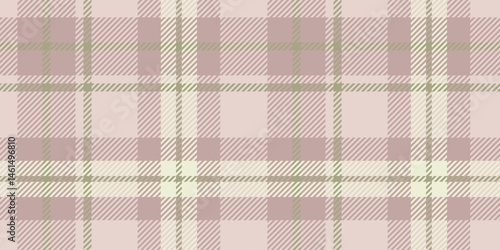 Muted beige, light pink, and olive green tartan pattern with a symmetrical design, suitable for textiles and backgrounds.