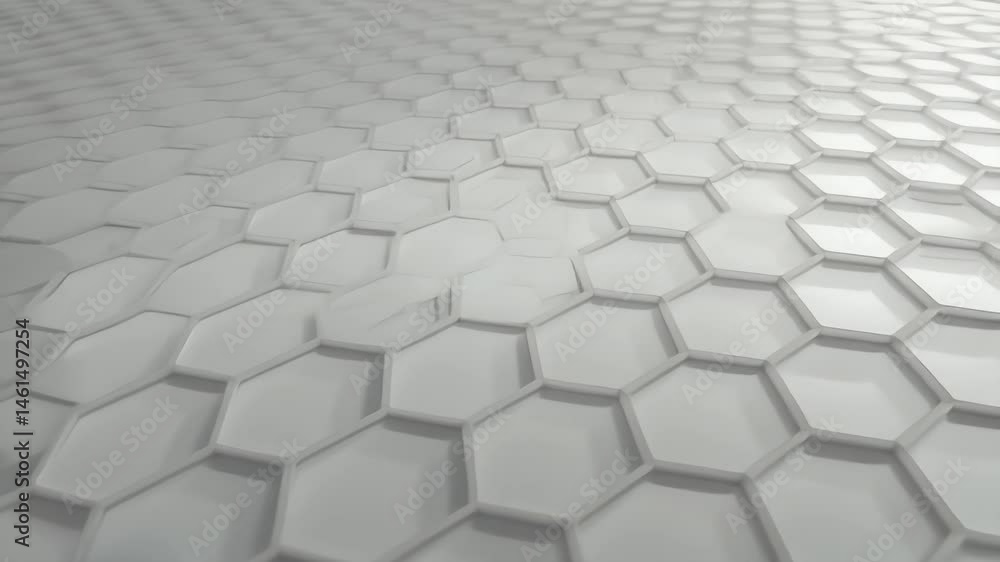 Abstract Hexagon Pattern Animated Background Loop Abstract Hexagon Pattern Animated Background Loop