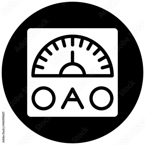 Ammeter Vector Icon