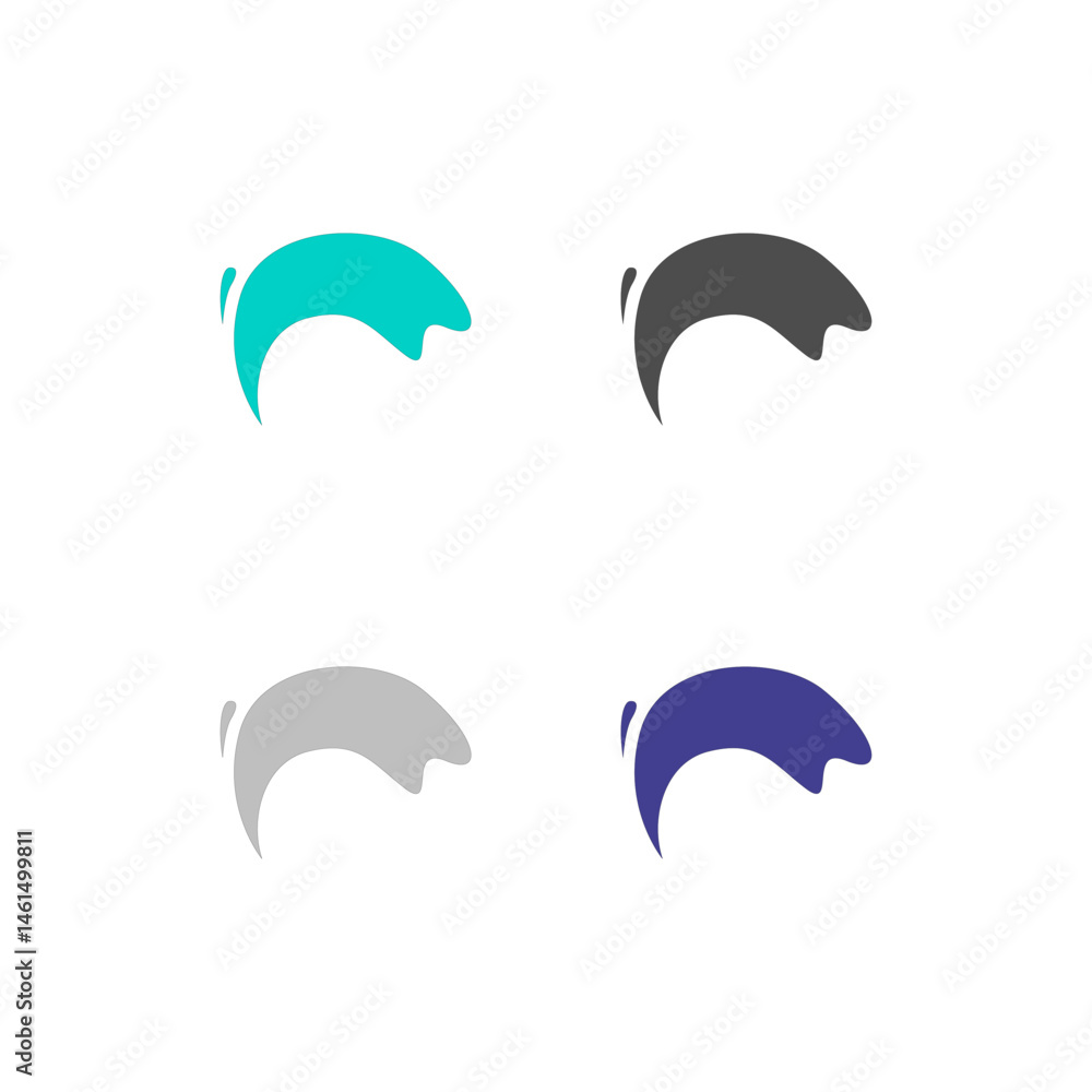 Naklejka premium WATER DROP SIGN SYMBOL LOGO VECTOR