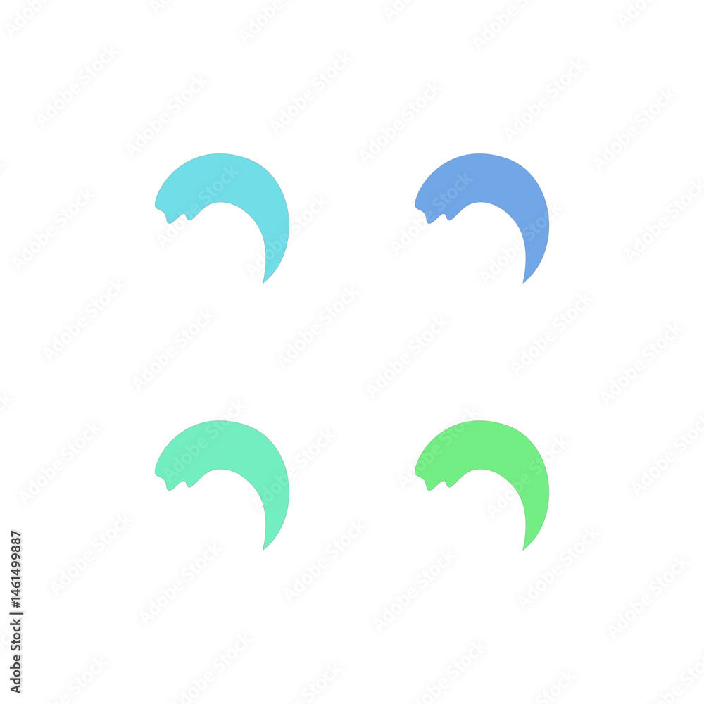 Naklejka premium WATER DROP SIGN SYMBOL LOGO VECTOR