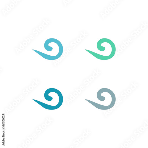 Water Splash Sign Symbol Logo Vector isolated on White