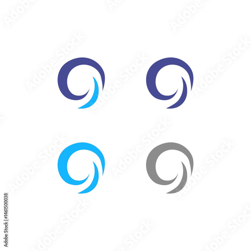 Water Splash Sign Symbol Logo Vector isolated on White