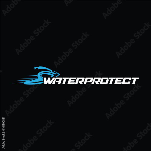Surf logo template water sports design vector