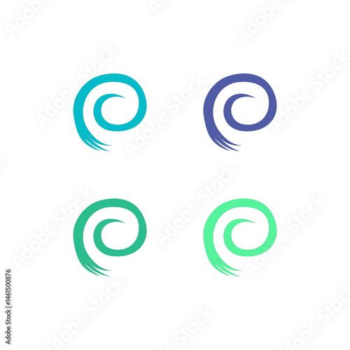 Water Splash Sign Symbol Logo Vector isolated on White