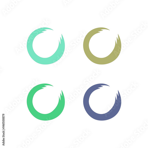 Water Splash Sign Symbol Logo Vector isolated on White