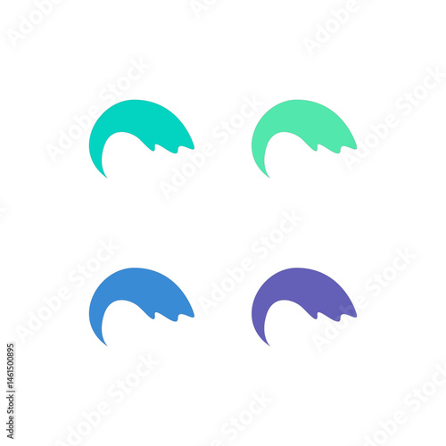 Water Splash Sign Symbol Logo Vector isolated on White
