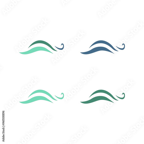 Water Splash Sign Symbol Logo Vector isolated on White