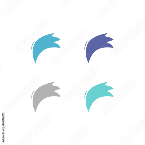 Water Splash Sign Symbol Logo Vector isolated on White