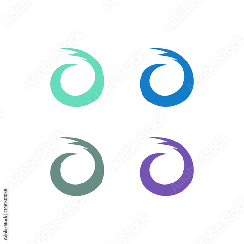 Water Splash Sign Symbol Logo Vector isolated on White