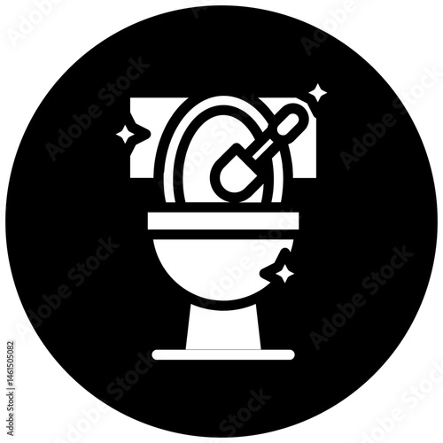 Cleaning Toilet Icon