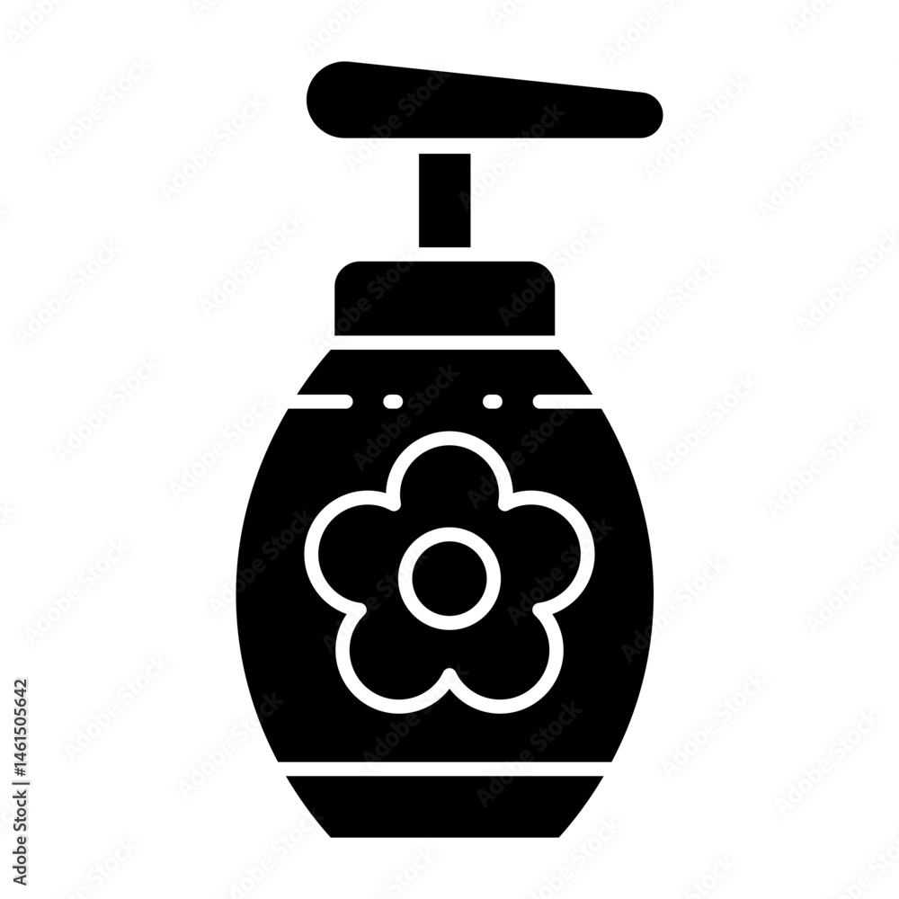 Obraz premium lotion glyph icon