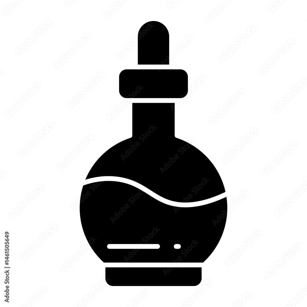 Obraz premium oil glyph icon