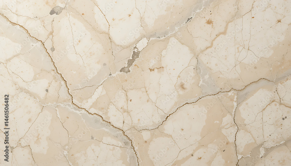 Naklejka premium Cream beige golden sand marble abstract background. Flowing mineral patterns. Polished glossy finish. Earth tone stone texture. Soft grain details. Subtle luxury shimmer veins blend shine