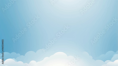 Abstract sky blue and white black color  Gradient Background.