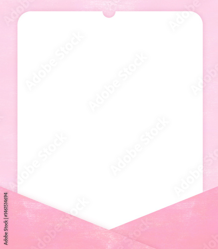 분홍색 편지봉투