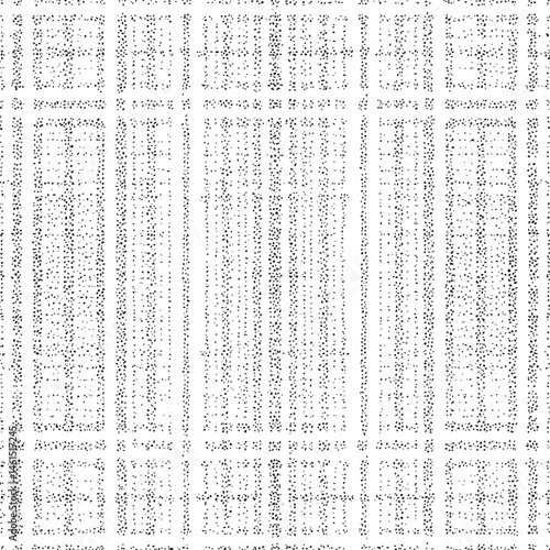 A black and white grid of closely spaced vertical lines.