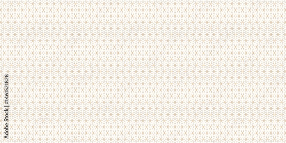 Abstract geometric seamless pattern. Golden lines texture, elegant floral lattice, mesh, weave. Oriental traditional luxury background. Subtle gold ornament, repeat tiles, modern design. Stock vector Abstract geometric seamless pattern. Golden lines texture, elegant floral lattice, mesh, weave. Oriental traditional luxury background. Subtle gold ornament, repeat tiles, modern design. Stock vector