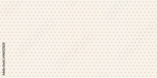 Abstract geometric seamless pattern. Golden lines texture, elegant floral lattice, mesh, weave. Oriental traditional luxury background. Subtle gold ornament, repeat tiles, modern design. Stock vector