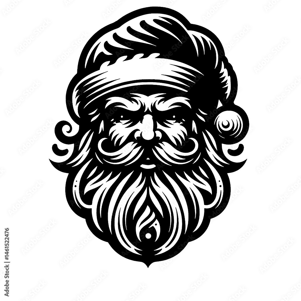 Fototapeta premium vector illustration santa claus