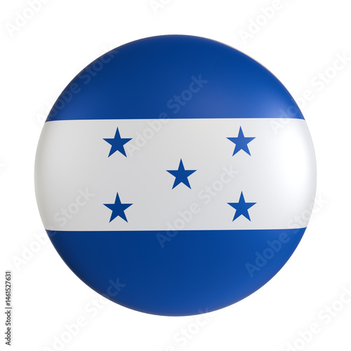 Free Download Honduras flag 3d circle icon. - GFXLoad