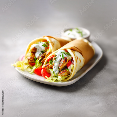 chicken wrap sandwiches