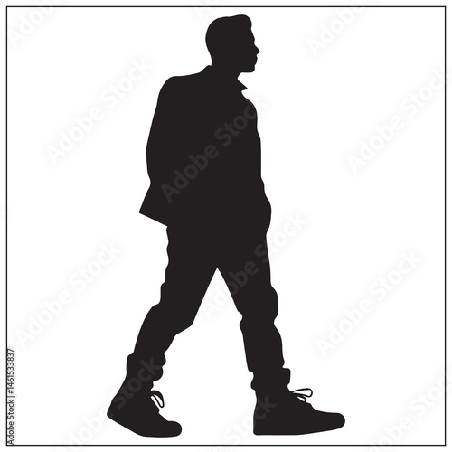 silhouette of a jordan
