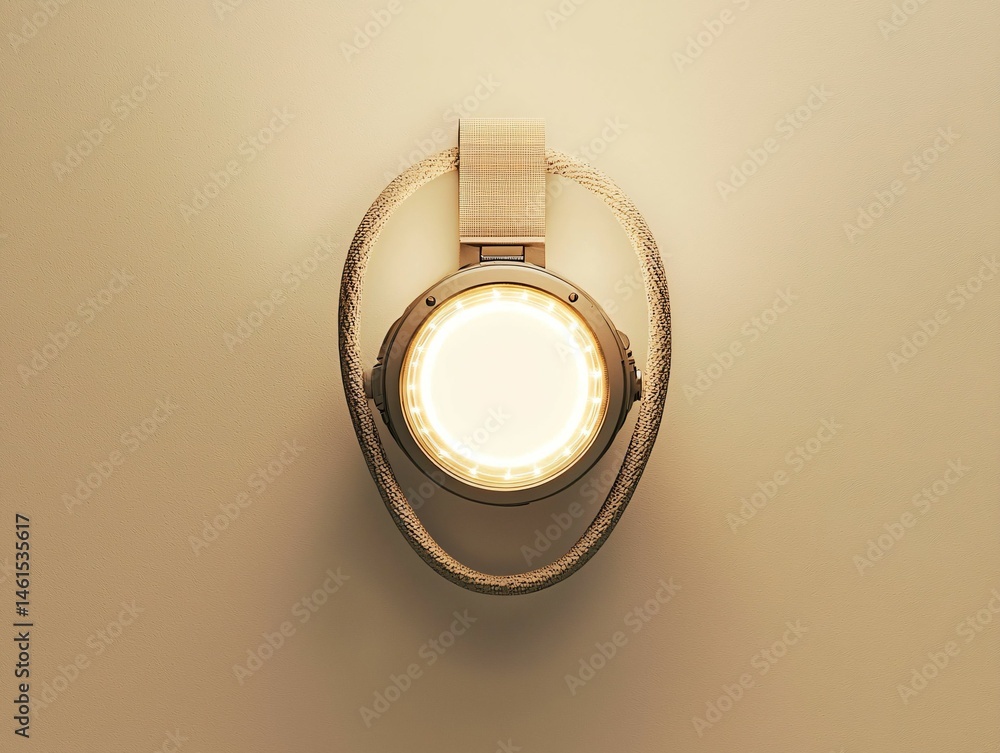 Fototapeta premium Illuminated Wall Lamp