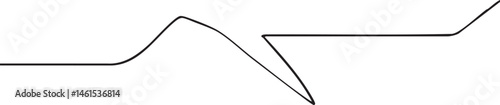 A white waveform stretches across a dark gray background.