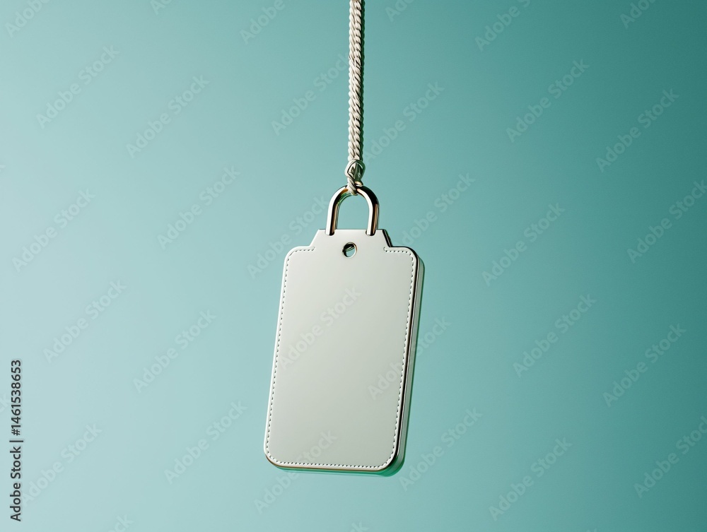 Fototapeta premium Blank Tag Mockup