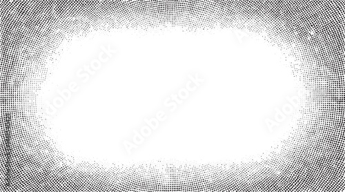 A luminous white circle radiates outwards from a central point within a textured grid.