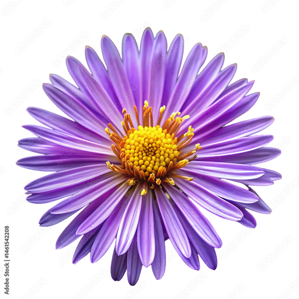 Obraz premium Stunning Purple Aster Flower: High-Resolution Image