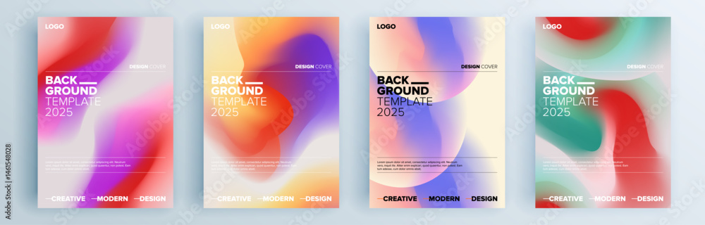Modern abstract covers set, minimal covers design. Colorful geometric background, vector illustration. Modern abstract covers set, minimal covers design. Colorful geometric background, vector illustration.