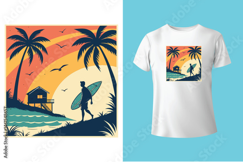 Summer is my home-Summer T-Shirt Design