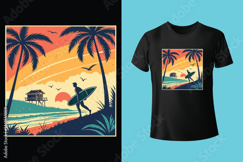 Summer is my home-Summer T-Shirt Design