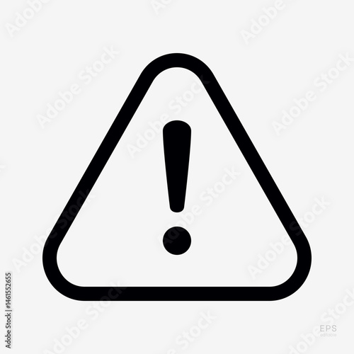 Danger, Warning, Caution. Hazard Signs and Symbols. Vector Icons