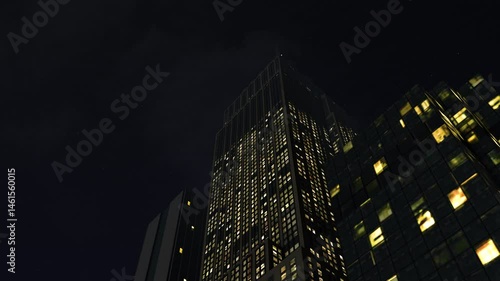 Nighttime Blackout Showing Power Cut Impact