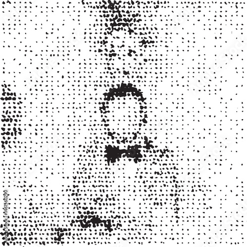 A solitary figure sits in a chair partially obscured by a textured background.