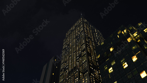 Nighttime Blackout Showing Power Cut Impact